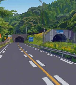国道150号線